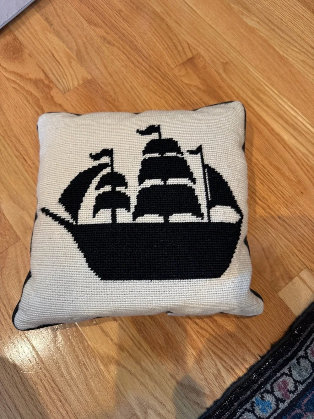 Emily and Meritt for Pottery Barn Tall Ship Pillow